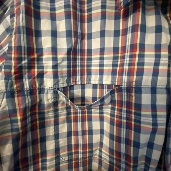 VTG 90s Dockers Mens Plaid Short Sleeve Button Down XL - Picture 3 of 10